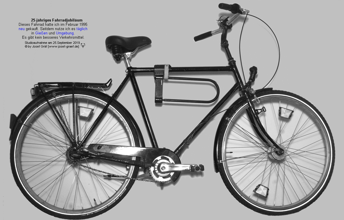 25-jähriges Fahrradjubiläum